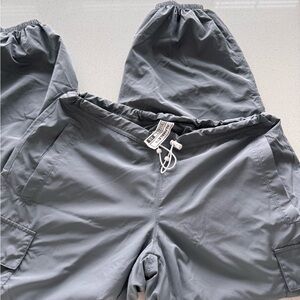 Women alphalete gray track pants